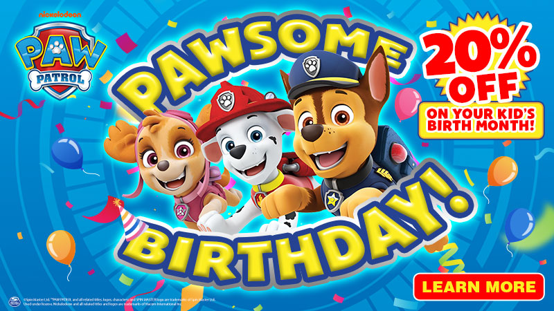 Paw patrol birthday sales gifts