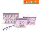 Zippies Lab Disney Princess Rapunzel 3 pcs Dream It Standup Pouch Set (with Detachable Strap)