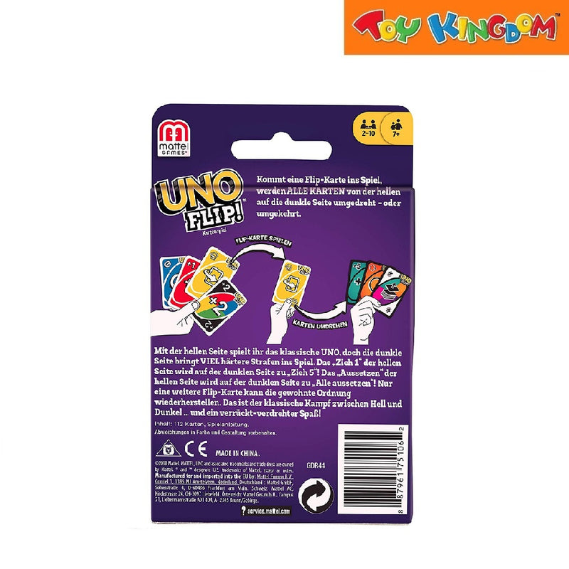Mattel Games UNO Flip Side Card Game
