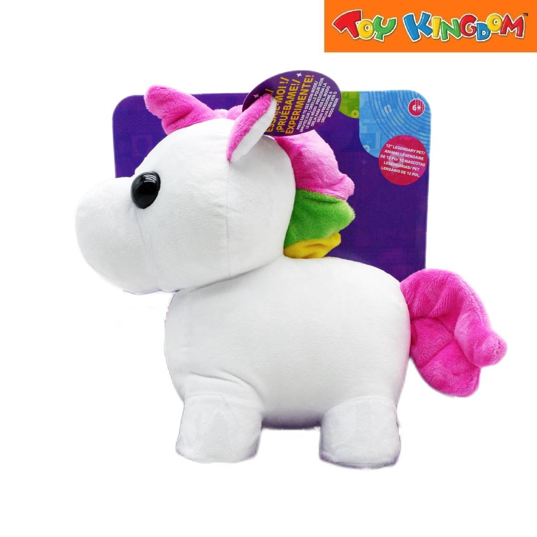 Adopt Me! Neon Unicorn Light-Up Plush - Soft and Cuddly - Three Light-Up  Modes - Directly from The #1 Game, Exclusive Virtual Item Code Included 
