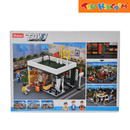 Sluban Town City Scene Gas Station Bricks Set