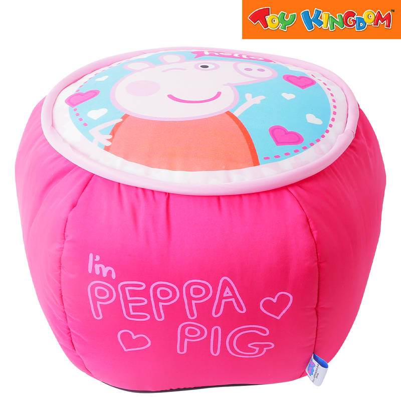 Peppa Pig Soft Seat In PVC Bag with Red Handle Straps