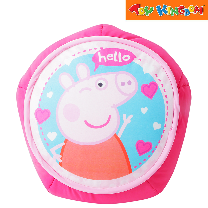 Peppa Pig Soft Seat In PVC Bag with Red Handle Straps