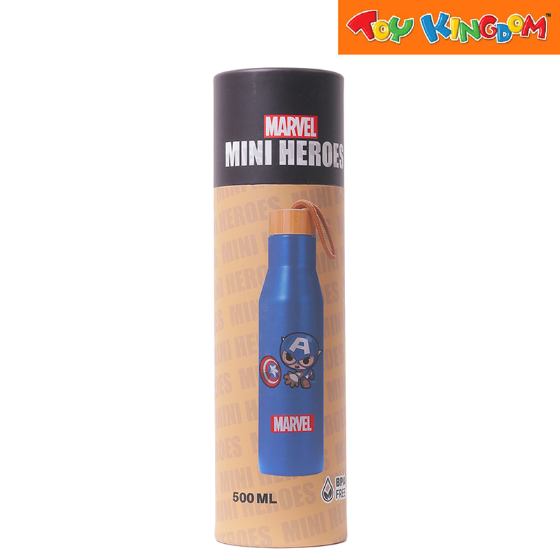 Marvel Captain America Blue 500 ml Stainless Steel Tumbler