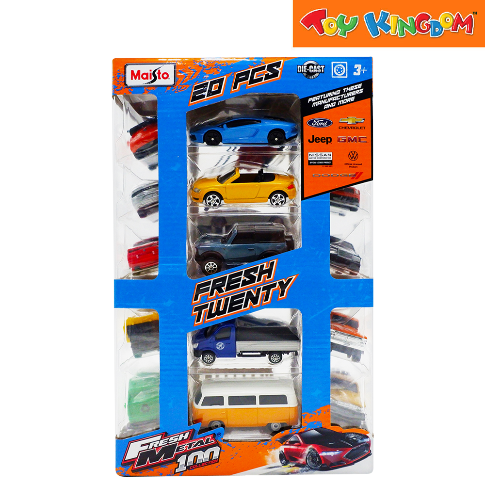 Maisto Fresh Metal 20 Packs Diecast Toy Kingdom