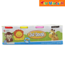 Juzdough Animal ( Monkey) (#42 Grey, #25 Yellow, #04 Red, # Pink) 4 Packs