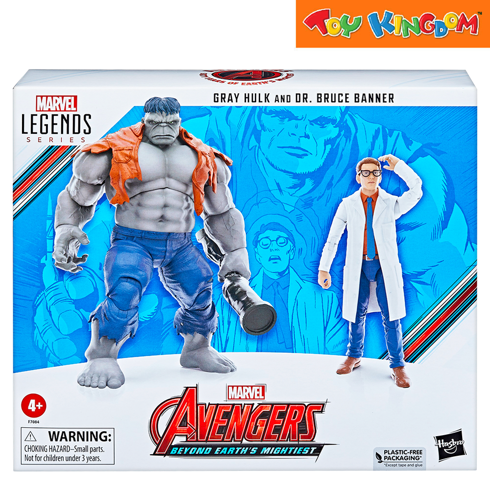 Marvel Avengers Legends Series Gray Hulk And Dr. Bruce Banner
