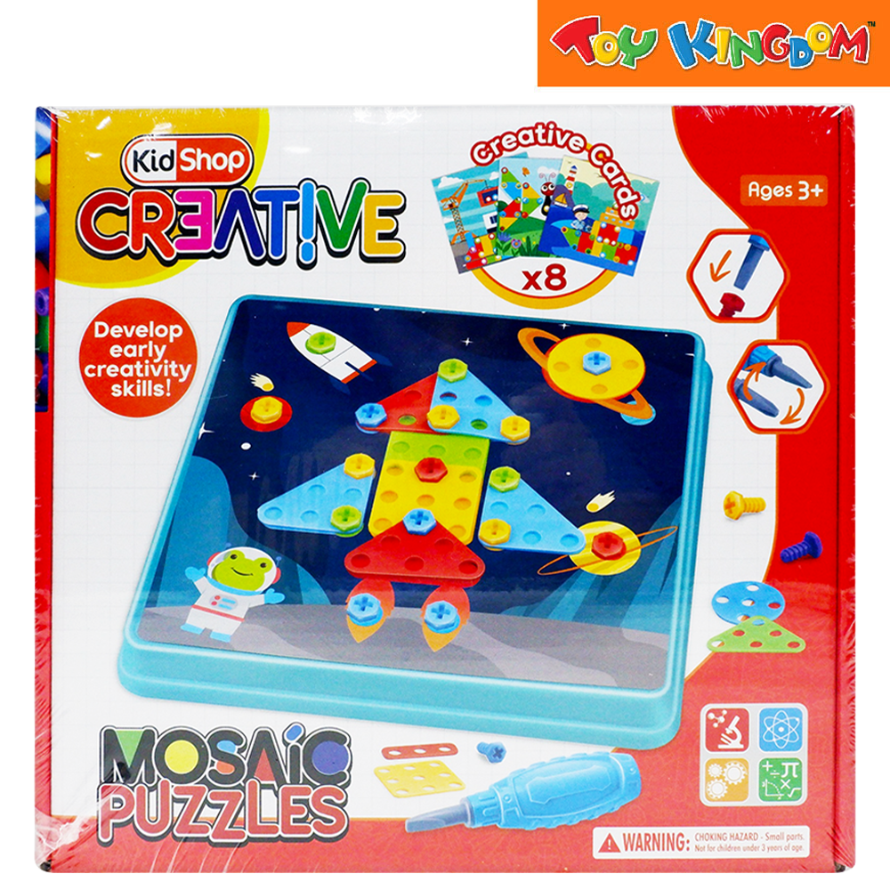 KidShop Creative Pad Mosaic Red Puzzles Toy Kingdom