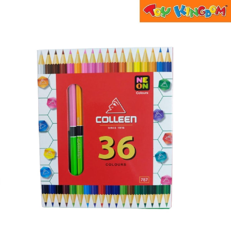 Colleen 36 Colored Pencils Dual Tip Hexagon