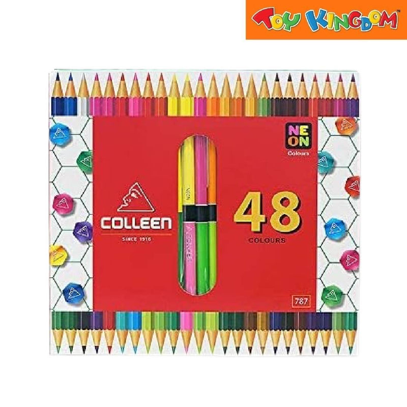 Colleen 48 Colored Pencils Dual Tip Hexagon