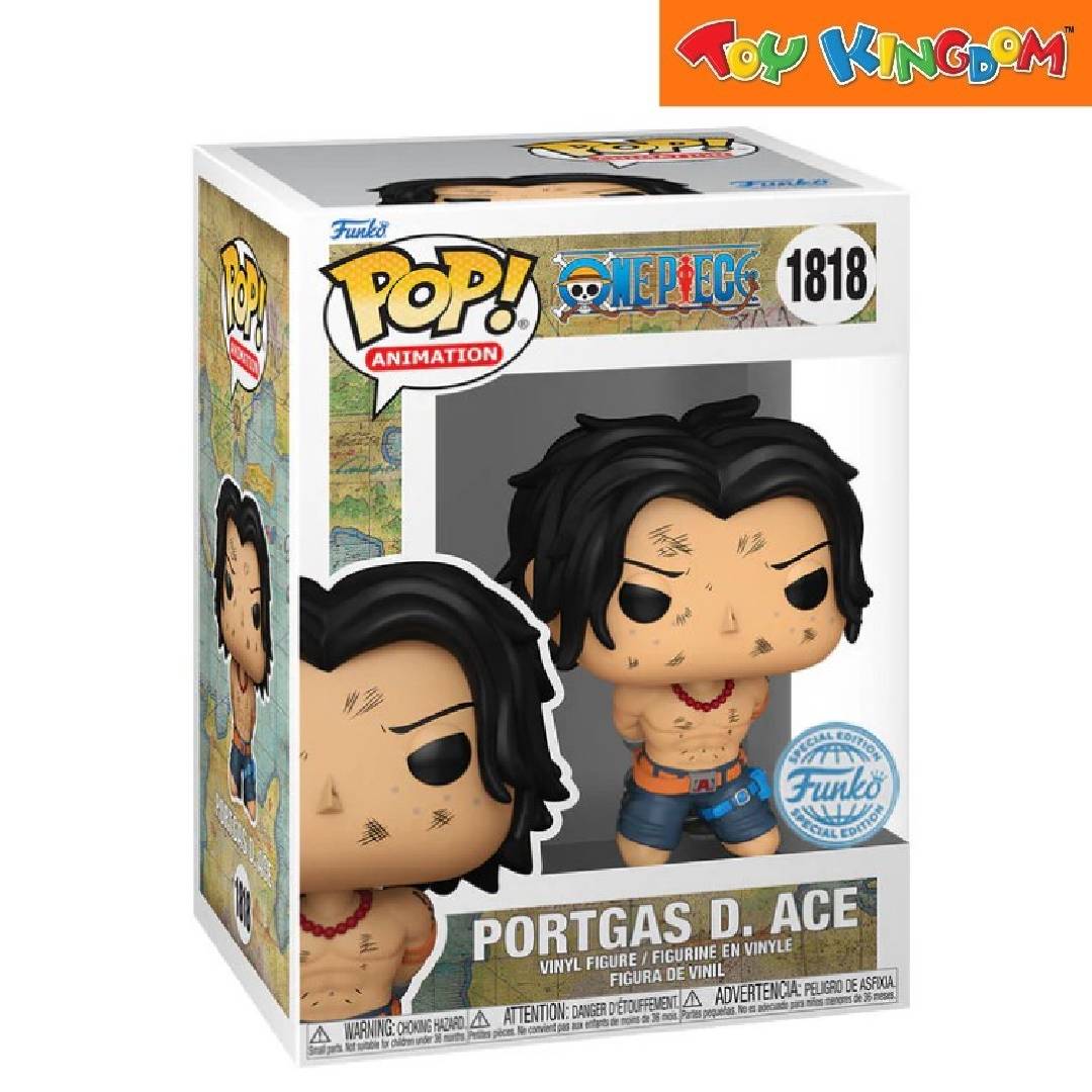 Mô hình nhân vật chính hãng Mô hình Funko POP! Animation: One Piece - Portgas. D. Ace #100