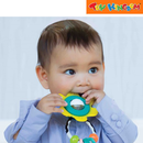 Infantino Yellow Spin & Rattle Teether