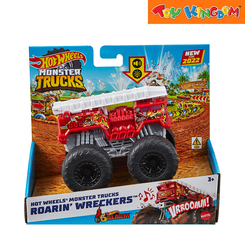 Hot Wheels Monster Trucks 1:43 Lights Sound Hero Toy Kingdom
