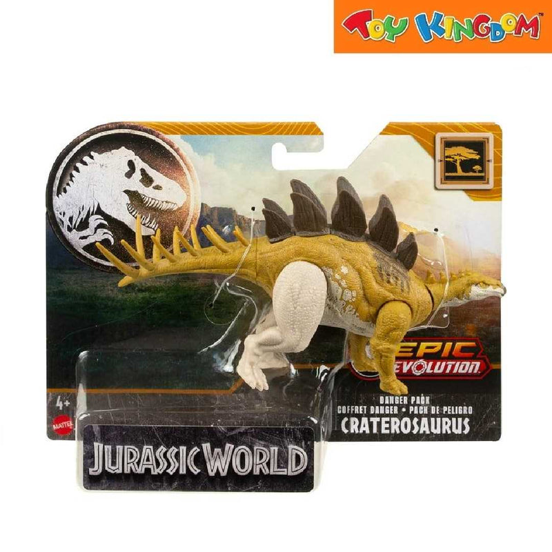 Jurassic World Epic Evolution Danger Pack Craterosaurus Action Figures