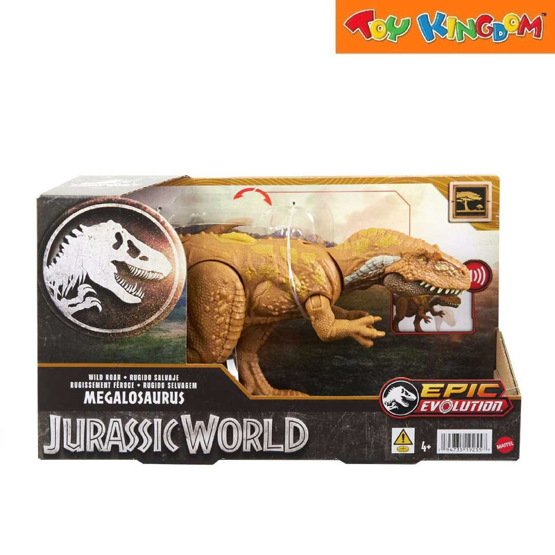 Jurassic World Epic Evolution Wild Roar Megalosaurus Action Figures