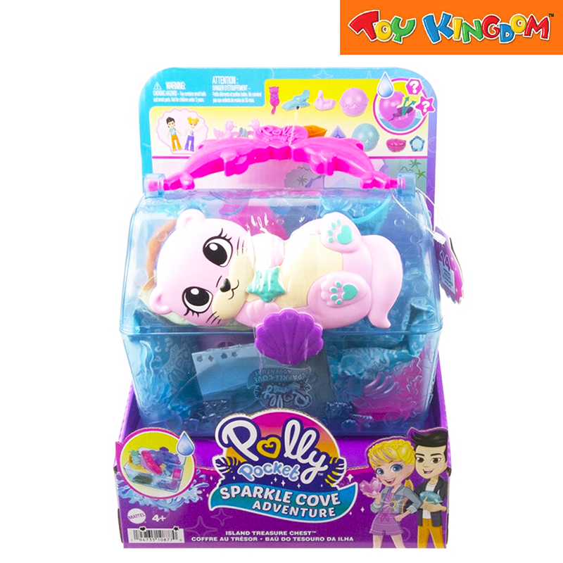thumbnail image 2 of Polly Pocket Sparkle Cove Fashion Pack - 4 Dolls With 45+ Clothing Pieces 2 of 14