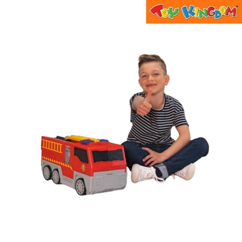 Dickie Toys Folding Fire Truck Playset