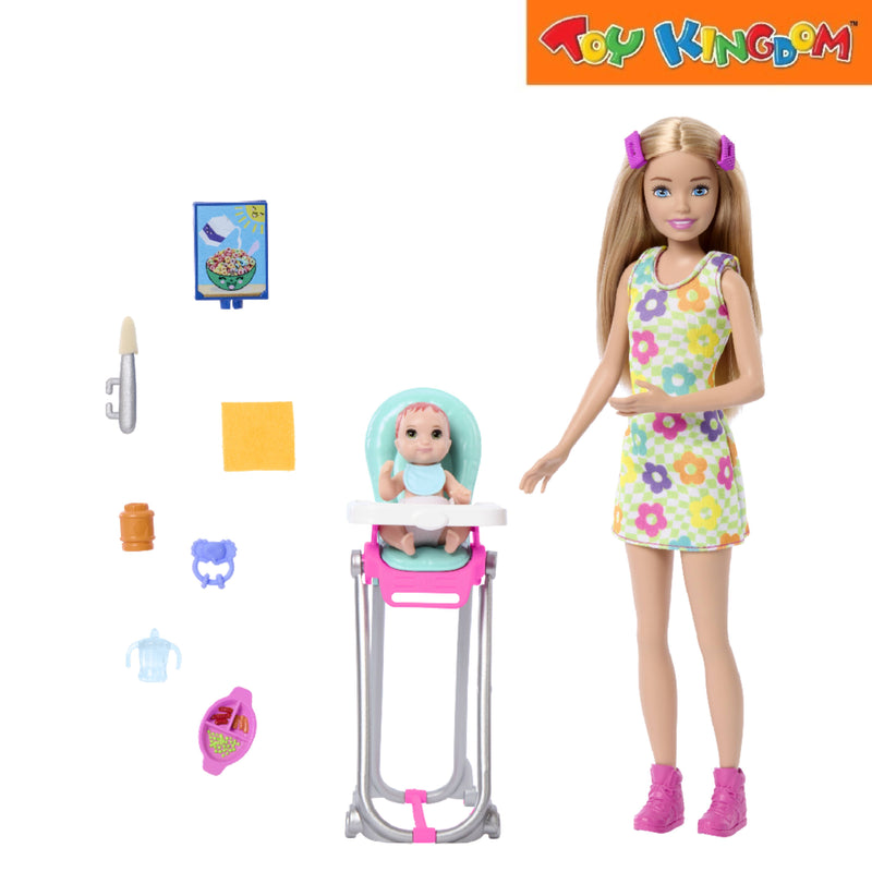Barbie Fam Skipper Babysitters Caucasian Playset
