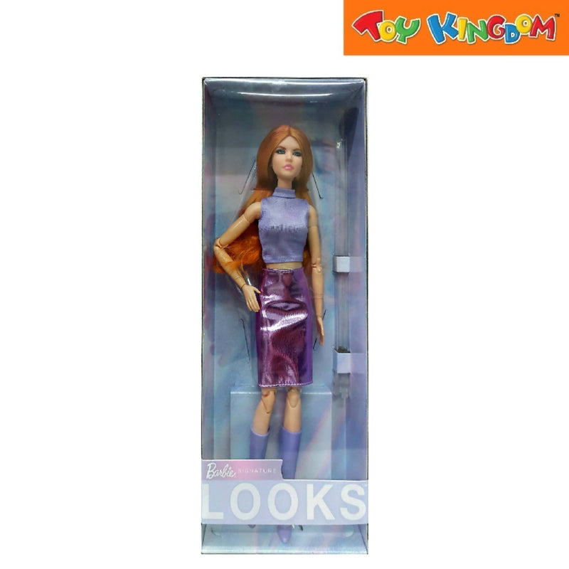 Barbie Signature Looks-Redhead Blueskirt Outfit
