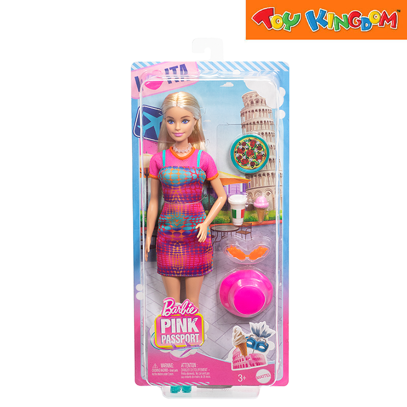 Barbie Pink Passport Italy Travel Doll