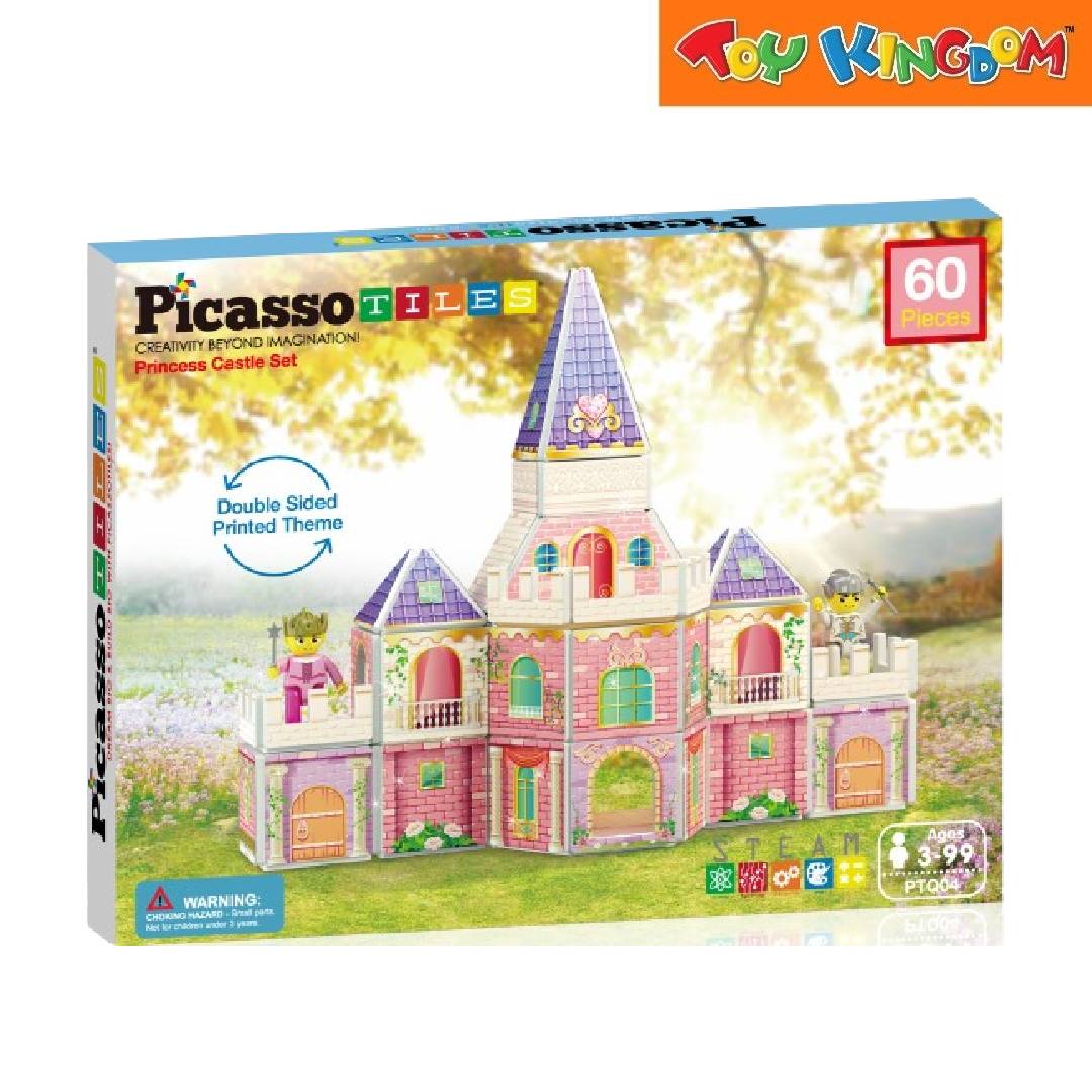 Picasso Tiles 60pcs Princess Castle Set – Toy Kingdom