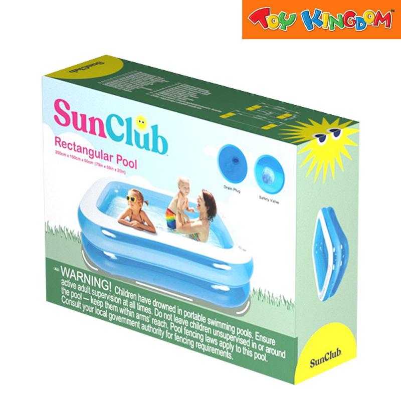 Jilong 79 x 59 x 20 inch Giant Rectangular Pool