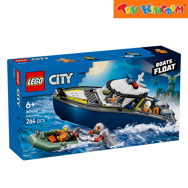 LEGO® City 60456 Police Boat Chase 2025 264pcs Building Blocks