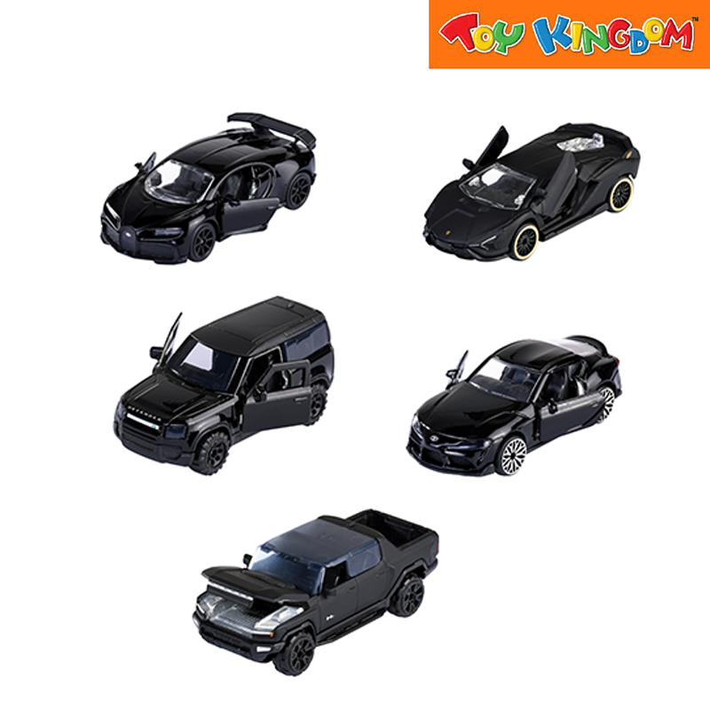 thumbnail image 2 of Majorette Black Edition 5er Set (7,5 Cm) Schwarze Spielzeugauto - Modellauto-Sammlung Mit Freilauf, Ab 3 Jahren, Auto Spielzeug - 212053174 2 of 9