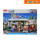 Sluban Town City Scene Gas Station Bricks Set