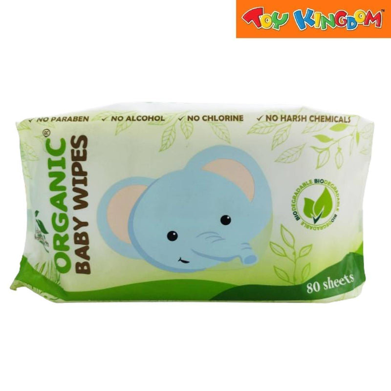 Organic Baby Wipes 80 sheets
