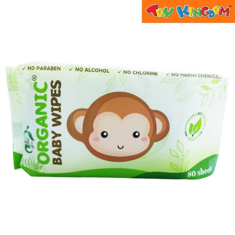 Organic Baby Wipes 80 sheets