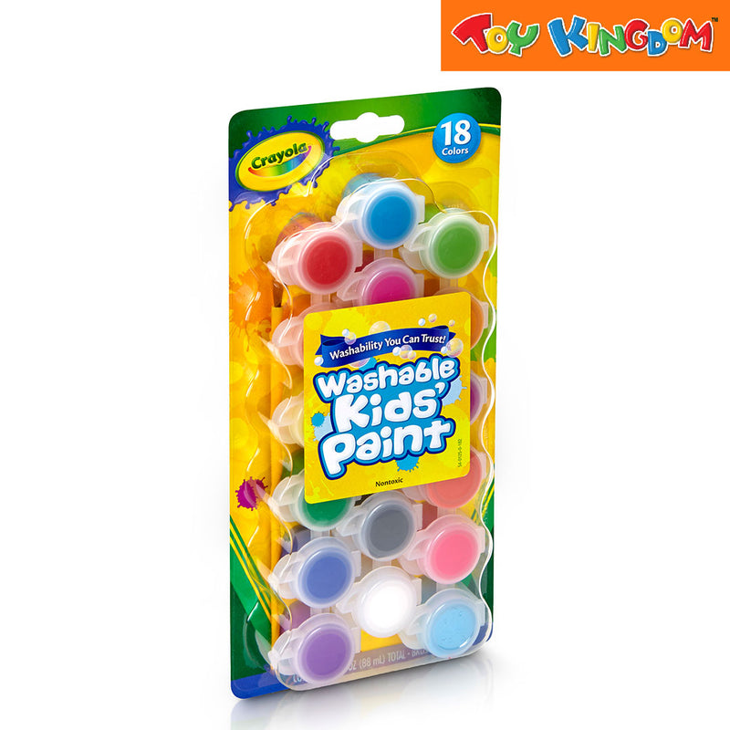 Crayola 18 Colors Washable Kids Paint