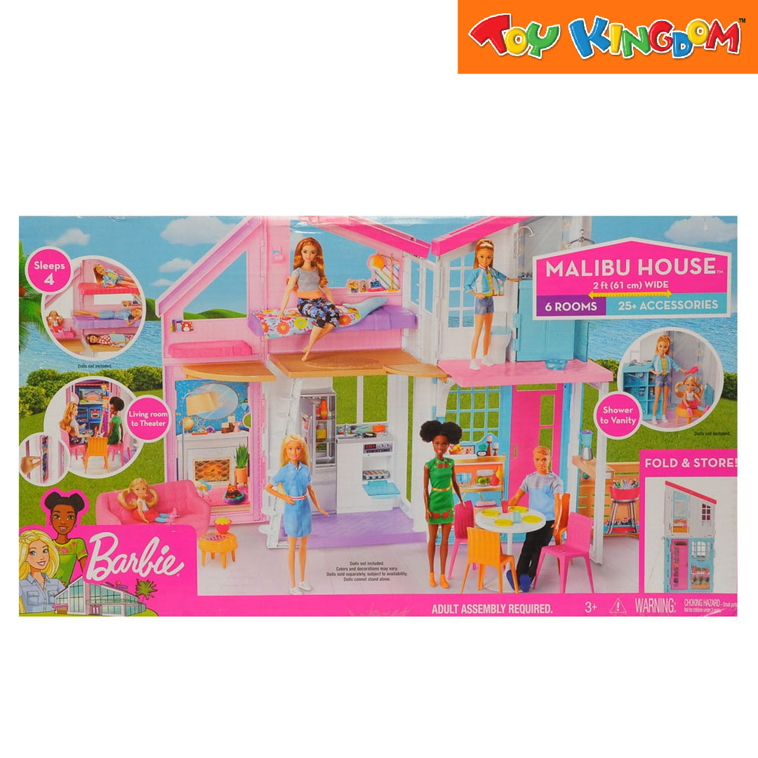 Barbie Malibu House 2 Story 6 Roomhouse Multicolor