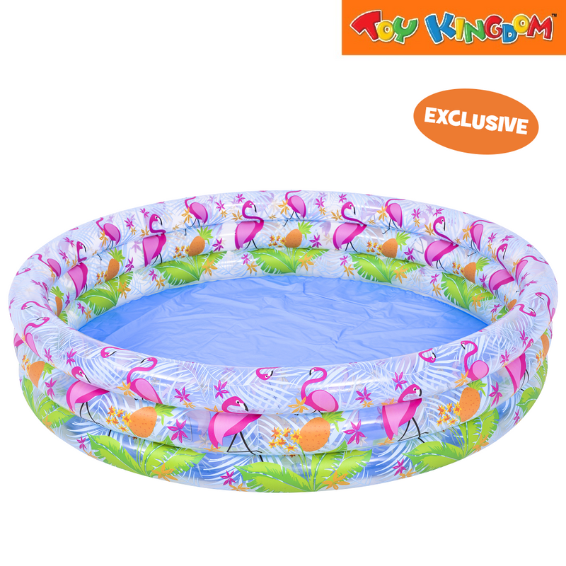 Jilong Exclusive Flamingo 3-ring 47 x 10 inch Inflatable Swimming Pool
