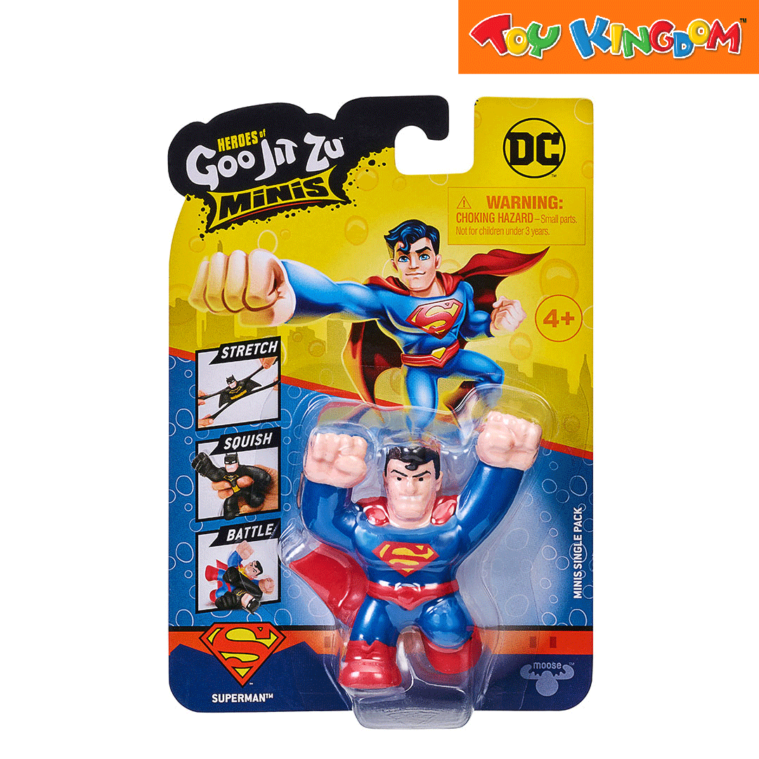 Stretch top superman toy