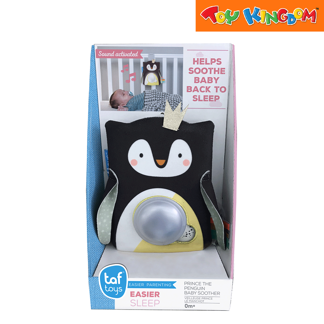 Taf Toys Prince the Penguin Baby Soother Toy Kingdom