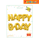 Happy B-Day Foil Balloon Set