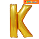 Gold Letter K Foil Balloon