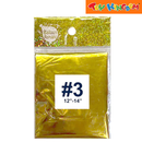 Gold No. 3 Foil Balloon