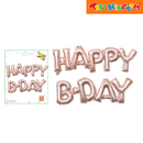 Happy B-Day Foil Balloon Set