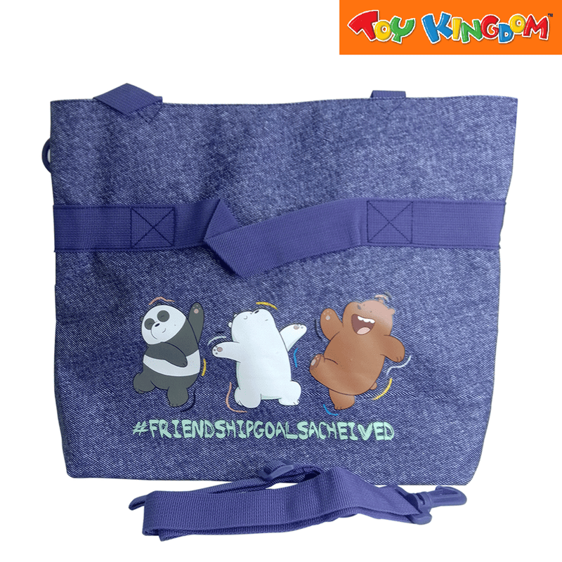 We Bare Bears Denim 3-Way Tote Bag