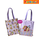 Zippies Lab Disney Princess Floral Plaid Tote Bag