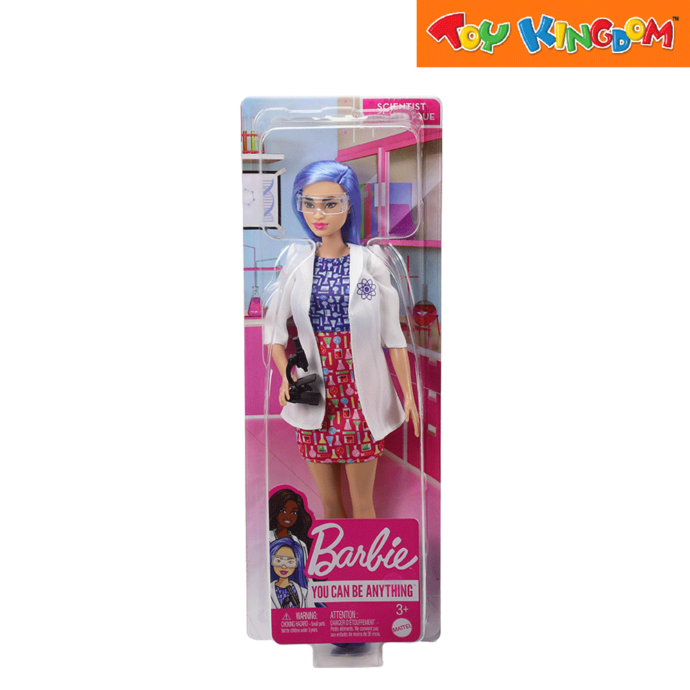 Barbie You Can Be Anything Scientist Fashion Doll Toy Kingdom