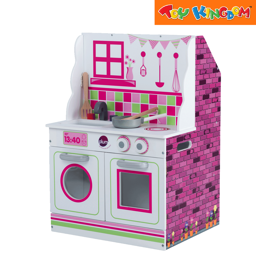 2 In 1 Wooden Kitchen And Doll House