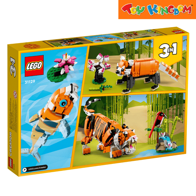 Lego 31129 Creator Majestic Tiger 3-In-1 Building Blocks