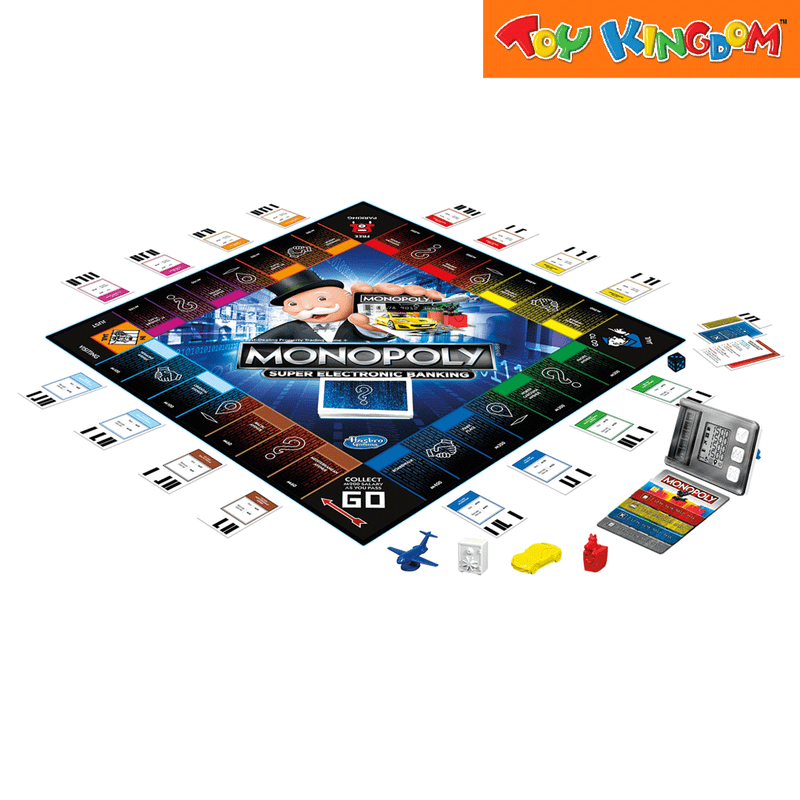 Hasbro Gaming Monopoly Super Electronic Banking Board Game