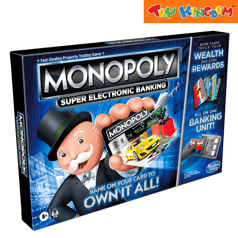 Hasbro Gaming Monopoly Super Electronic Banking Board Game