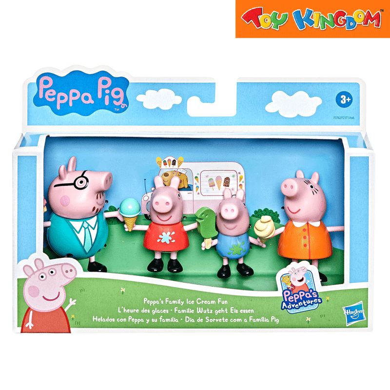 Peppa Pig Peppa's Family Ice Cream Fun Figure Set