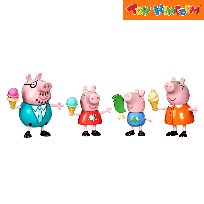 Peppa Pig Peppa's Family Ice Cream Fun Figure Set