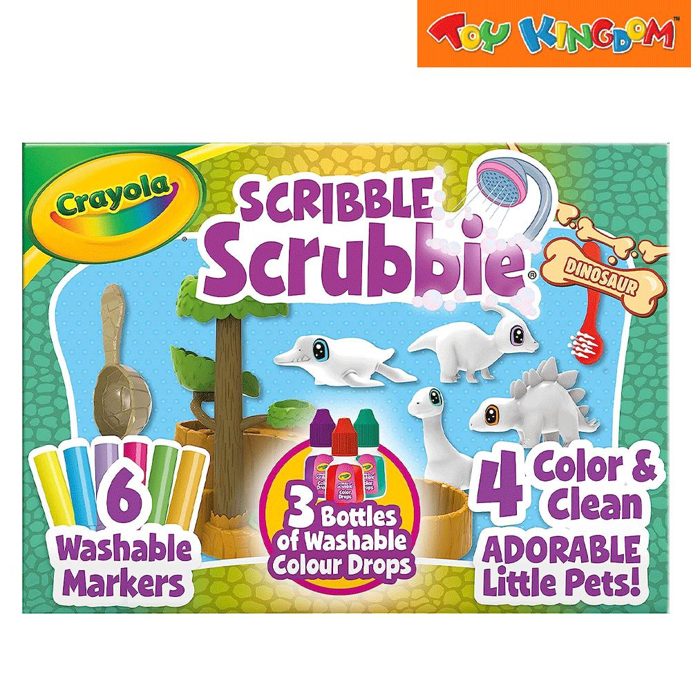 Crayola Scribble Scrubbie Color Clean Adorable Little Pets Playset